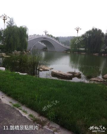 濟寧市墳上蓮花湖濕地景區-鵲橋照片