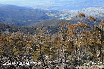 澳大利亞霍巴特市-威靈頓山照片