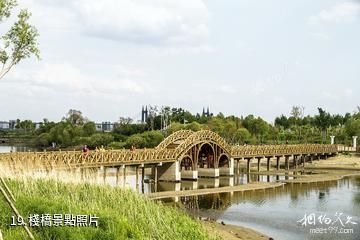 哈爾濱金河灣濕地植物園-棧橋照片