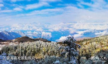 石棉王崗坪景區-雲海霧凇照片