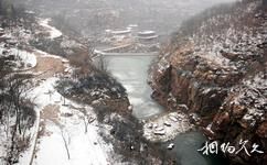 郑州新密伏羲大峡谷旅游攻略之雪景