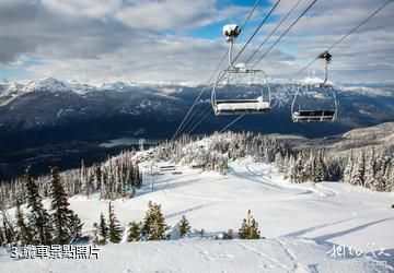 加拿大惠斯勒滑雪場-纜車照片