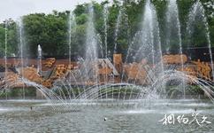 上海閔行體育公園旅遊攻略之噴泉廣場