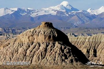 西藏扎達土林-蒙古包照片