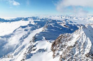 阿尔卑斯山-雪山照片