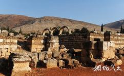 黎巴嫩安傑爾古城旅遊攻略之廢墟