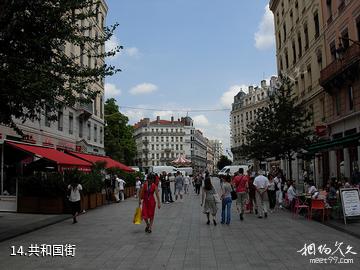 法国里昂-共和国街照片