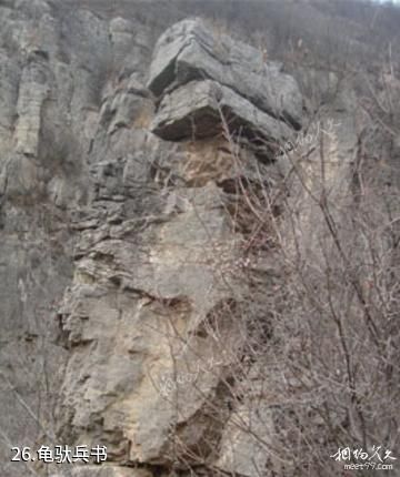 卫辉跑马岭地质公园-龟驮兵书照片