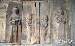 廣元皇澤寺旅遊攻略之宋代墓浮雕牆