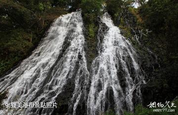日本知床半島-雙美瀑布照片