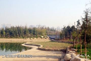 西安航天城中湖公園-環湖散步區照片