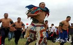 赤峰市巴林右旗巴林蒙古部落旅游攻略之摔跤