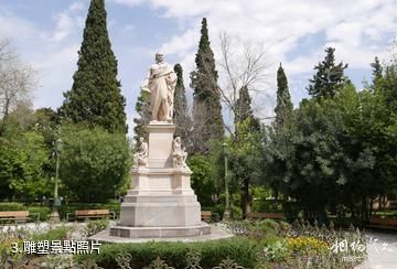 雅典國家花園-雕塑照片