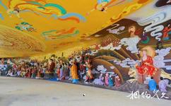 安徽九華山地藏聖像旅遊攻略之「忉利天宮」浮雕壁畫