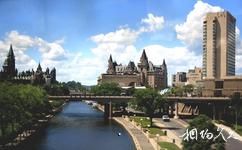 加拿大安大略市裡多運河旅遊攻略之晴空下的里多運河