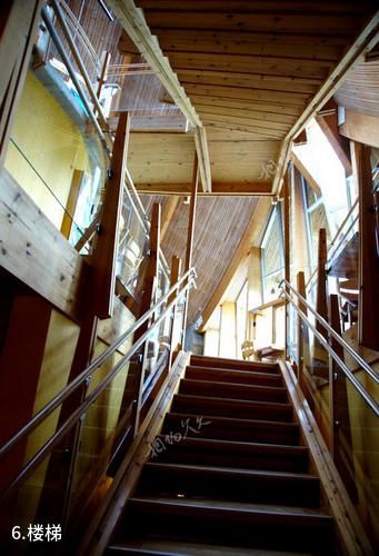 挪威冰川博物馆-楼梯照片