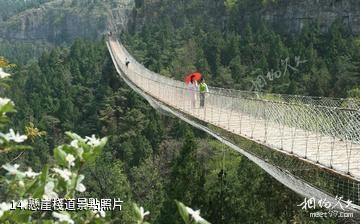 山東靈泉寺-懸崖棧道照片