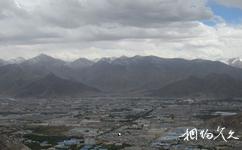 西藏帕崩岗寺旅游攻略之俯瞰拉萨市全景