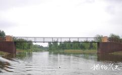 济宁市坟上莲花湖湿地旅游攻略之吊桥