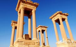 叙利亚帕尔米拉古城旅游攻略之四柱殿