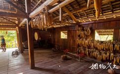 雲南西雙版納基諾山寨旅遊攻略之傳統房屋