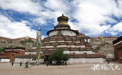 西藏白居寺旅遊攻略之十萬佛塔