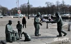 瑞典哥德堡市旅遊攻略之魚市雕塑