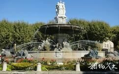 法国普罗旺斯艾克斯市旅游攻略之圆亭喷泉