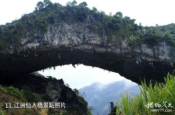 廣西鳳山岩溶國家地質公園-江洲仙人橋照片