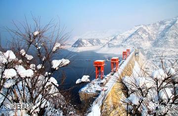 吉林集安云峰湖景区-冬日美景照片