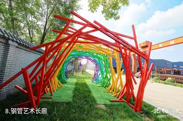 天津友发钢管创意园-钢管艺术长廊照片