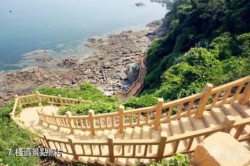 大連長海小水口森林公園-棧道照片
