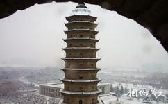 太原双塔寺旅游攻略之雪后