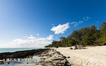 蒼鷺島海底風光-礁石與灘涂照片