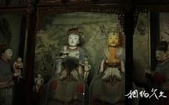 韓城周原大禹廟旅遊攻略之郭子儀夫婦塑像