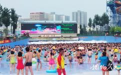 北京歡樂水魔方水上樂園旅遊攻略之萬人海嘯造浪池
