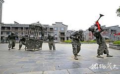 黔南甕安草塘千年古邑旅遊攻略之文化雕塑