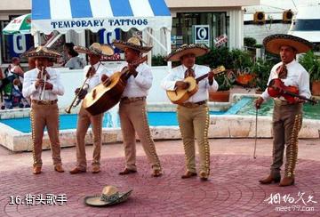 墨西哥科苏梅尔岛-街头歌手照片