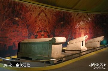 晋城博物馆-宋、金代石棺照片