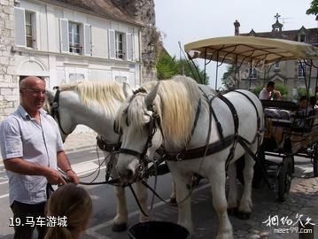 法国普罗万中世纪集镇-马车游城照片