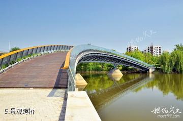 苏州大白荡城市生态公园-景观跨桥照片