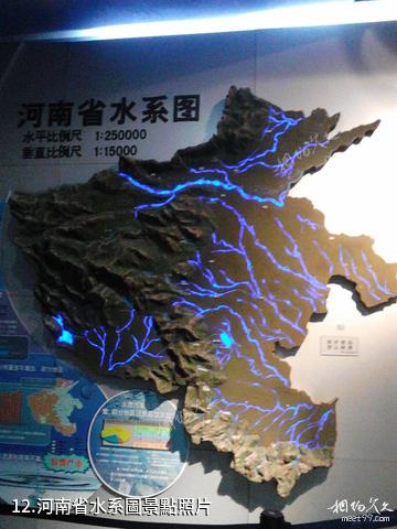 河南省地質博物館-河南省水系圖照片