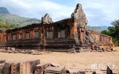 老挝占巴塞瓦普庙旅游攻略之方形庙廊遗址