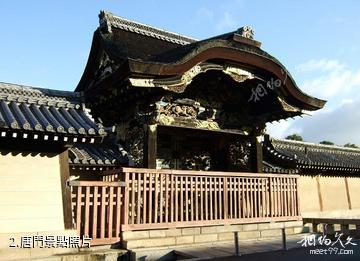 日本西本願寺-唐門照片