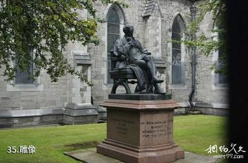 爱尔兰都柏林市-雕像照片