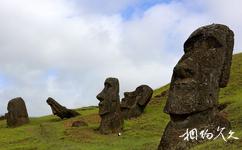 智利复活节岛旅游攻略之拉诺·拉拉库采石场
