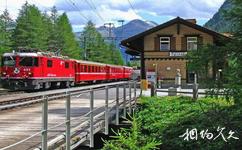 瑞士雷塔恩铁路旅游攻略之车站小景