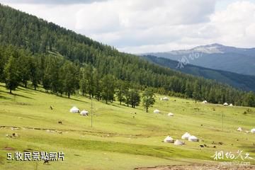 塔城裕民巴爾魯克風景區-牧民照片