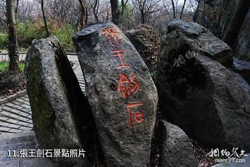 蘇州何山公園-張王劍石照片