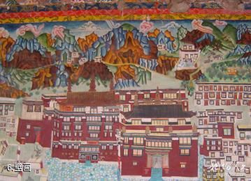 拉萨楚布寺-壁画照片
